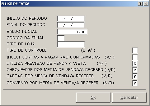 Sistemas Financeiro - Fluxo de caixa