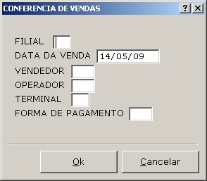 Finalizacoes - Conferencia de Vendas